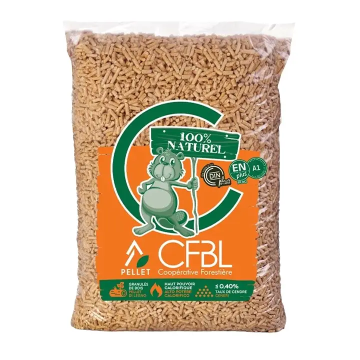 Bancale Pellet CFBL - 100% abete rosso francese - 72 sacchi da 15kg