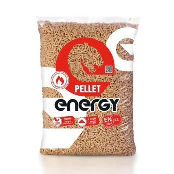 Bancale Pellet Energy ENplus A1 – Abete 100% – Combustione Pulita – 70 Sacchi da 15kg